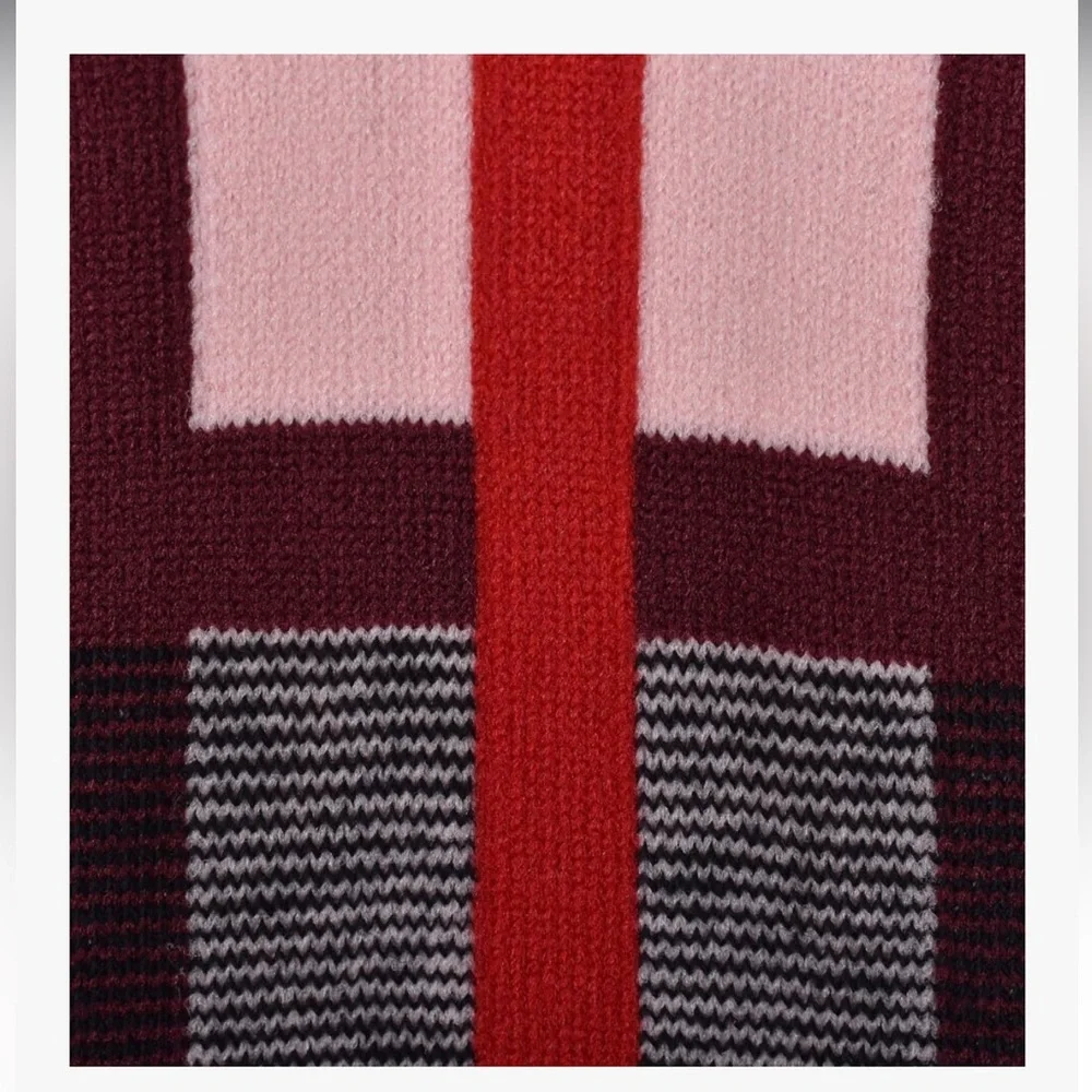 🆕 3 pairs Kate Spade Pink and Black Plaid Crew Socks